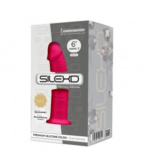 SILEXD DILDO IN SILICONE MODELLO 2 6" ROSA