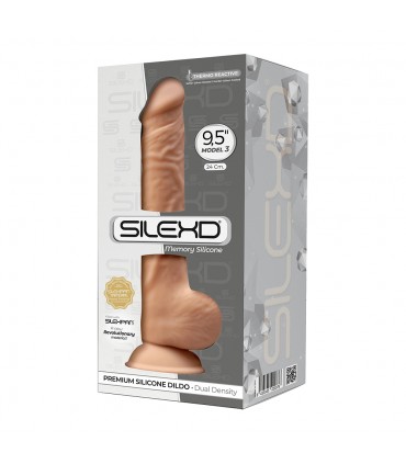SILEXD SILICONE DILDO MODELLO 3 9.5" FLESH