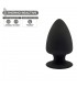 SILEXD SILICONE PLUG S BLACK