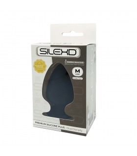 SILEXD SILICONA PLUG M NEGRO