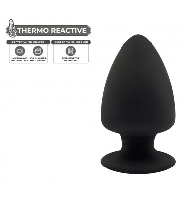 SILEXD SILICONE PLUG M BLACK