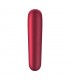 APPLICATION SATISFYER DUAL LOVE ASPIRATEUR ET VIBRATEUR ROUGE