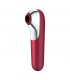 SATISFYER DUAL LOVE SUCTIONER AND VIBRATOR APP RED