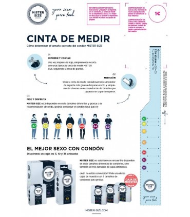 PRÉSERVATIFS MISTER SIZE PURE FEEL EXTRA FINS 57 MM 36 UNITÉS