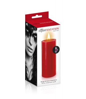 RED LOW TEMPERATURE CANDLE