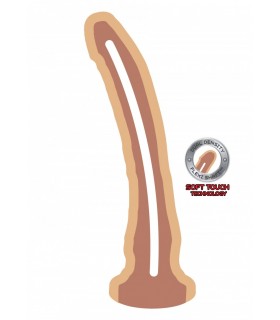 PENE REALISTICO A DOPPIA DENSITÀ 23"5 CM