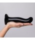 DILDO SILICONA ESTIMULADOR PUNTO P/G NEGRO L