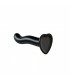 STIMULATEUR DE POINTE DE GODE EN SILICONE P/G NOIR L