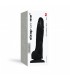 PENE REALISTICO SILICONE MORBIDO NERO M