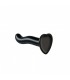 STIMULATEUR DE POINTE DE GODE EN SILICONE P/G NOIR S