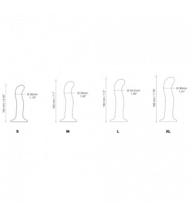 SILIKON-DILDO-PUNKT-STIMULATOR P/G SCHWARZ S