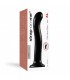 DILDO SILICONA ESTIMULADOR PUNTO P/G NEGRO XL