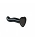 DILDO SILICONA ESTIMULADOR PUNTO P/G NEGRO XL