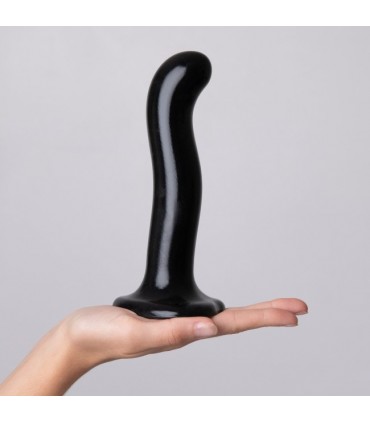 STIMULATEUR DE POINTE DE GODE EN SILICONE P/G NOIR M