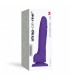 PURPLE SOFT SILICONE REALISTIC PENIS M