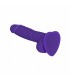 PENE REALISTICO IN SILICONE MORBIDO VIOLA M