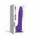 PENE REALISTICO IN SILICONE MORBIDO VIOLA L