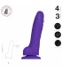 PENE REALISTICO IN SILICONE MORBIDO VIOLA L