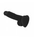 PENE REALISTICO SILICONE MORBIDO NERO L