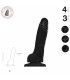 SOFT SILICONE REALISTIC PENIS BLACK S