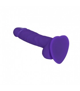 PÉNIS RÉALISTE EN SILICONE DOUX VIOLET S