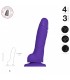 PURPLE SOFT SILICONE REALISTIC PENIS S