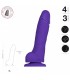 PENE REALÍSTICO SILICONA SUAVE MORADO XL