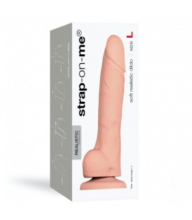 WEICHES SILIKON REALISTISCHER PENIS VANILLE L