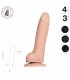 PENE REALISTICO IN SILICONE MORBIDO VANIGLIA L