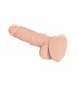 SOFT SILICONE REALISTIC PENIS VANILLA L