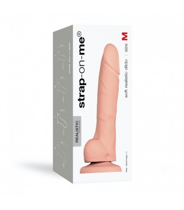 WEICHES SILIKON REALISTISCHER PENIS VANILLE M