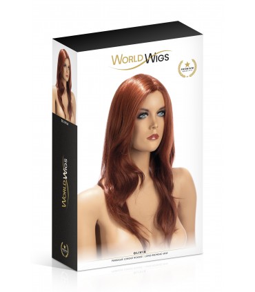 PERRUQUE LONGUE ROUSSE OLIVIA
