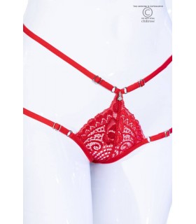 CR4387 RED THONG S/M