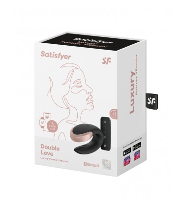 SATISFYER DOUBLE LOVE CON TELECOMANDO E APP BLACK