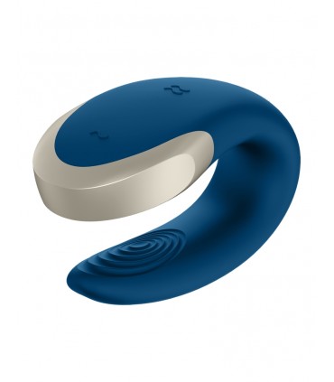 SATISFYER DOPPIO AMORE CON TELECOMANDO BLU E APP