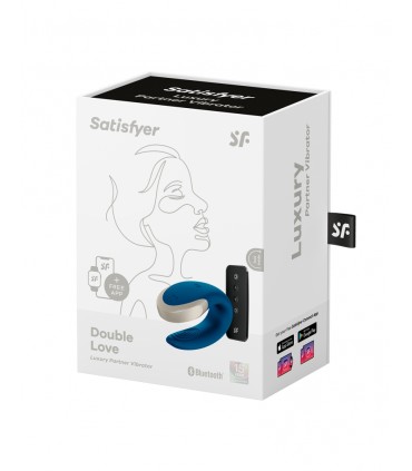 SATISFYER DOPPIO AMORE CON TELECOMANDO BLU E APP
