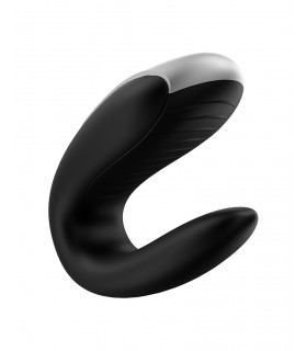 SATISFYER DOUBLE FUN C/ MANDO Y APP NEGRO