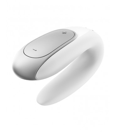 SATISFYER DOPPIO DIVERTIMENTO CON TELECOMANDO E APP BIANCO