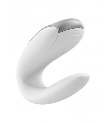 SATISFYER DOPPIO DIVERTIMENTO CON TELECOMANDO E APP BIANCO