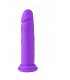 VIBRADOR REALÍSTICO "R15" MORADO 16,5CM C/ CONTROL REMOTO