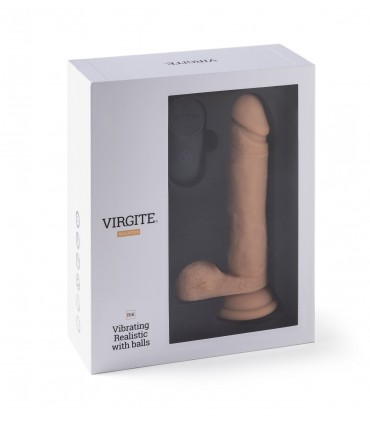 REALISTISCHER VIBRATOR "R16" FLEISCH 16 CM MIT FERNBEDIENUNG