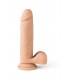 VIBRADOR REALÍSTICO "R16" FLESH 16 CM C/ CONTROL REMOTO