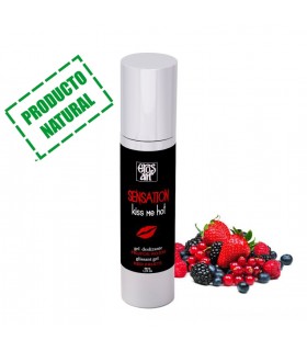 LUBRIFICANTE NATURALE KISS ME HOT FRUTTI ROSSI 50 ML.