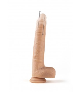 REALISTIC UP AND DOWN VIBRATOR "R13" 20CM W/ REMOTE CONTROL