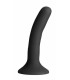 ARNÉS MUJER C/ DILDO SILICONA NEGRO 12'5 CM