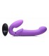 HARNAIS DOUBLE GONFLABLE AVEC TELECOMMANDE ET USB CLITORIS PUSH LILAS