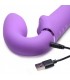 DOUBLE INFLATABLE HARNESS W/ REMOTE AND USB CLITORIS PUSH LILAC