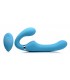 CABLAGGIO USB DOPPIO IN SILICONE CON CONTROLLO BLU