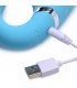 DOPPELTER SILIKON-USB-KABEL MIT BLAUER STEUERUNG