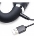 DOUBLE SILICONE USB HARNESS W/ BLACK CONTROL